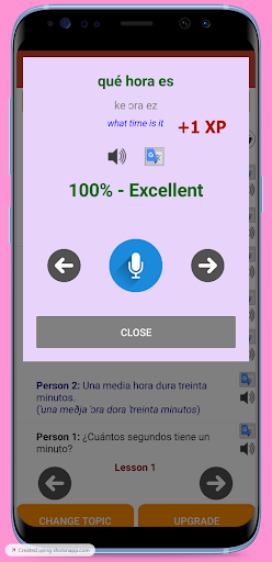 Talk to me in Spanish Screen 3