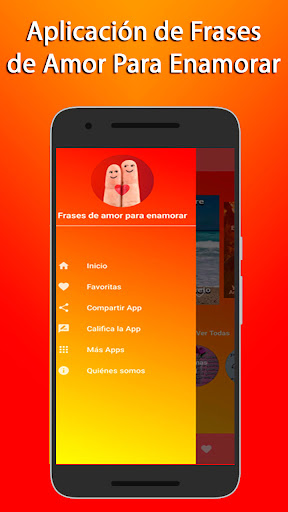 Android application Frases de amor para enamorar screenshort