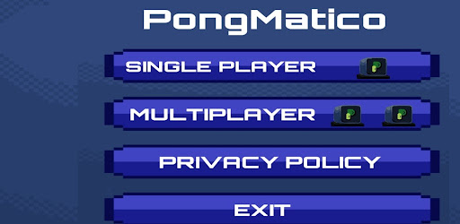 Android application PongMatico screenshort
