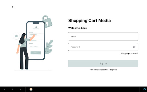 Shopping Cart Media Business Screen 3