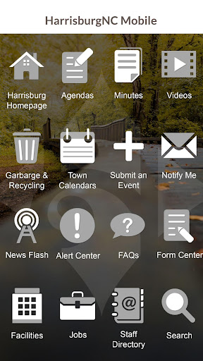 Town of Harrisburg NC Screen 2