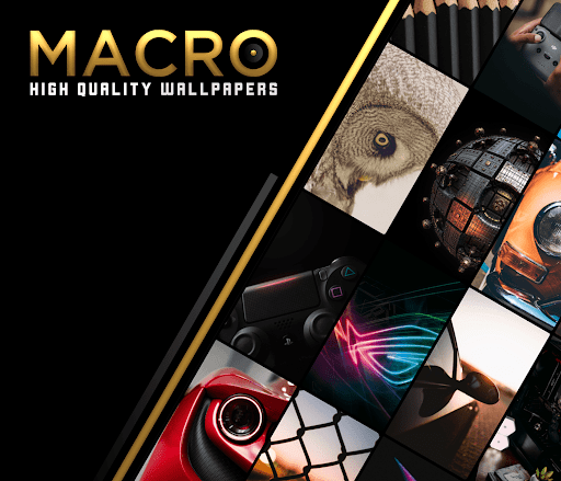 Android application Macro Wallpapers screenshort