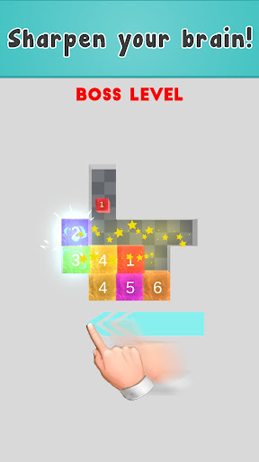 Cube Merge Number Slide Puzzle Screen 2