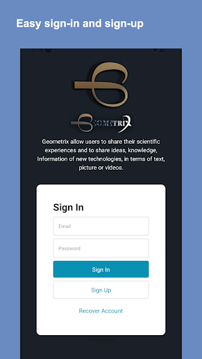 Android application Geometrix-Universe screenshort