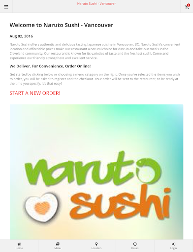 Naruto Sushi - Vancouver Screenshot 4 - AppWisp.com