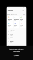 screenshot of OnePlus File Manager