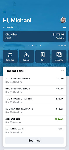 MVB Bank Mobile Screen 2