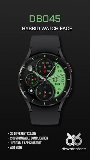 DB045 Hybrid Watch Face screenshot 4