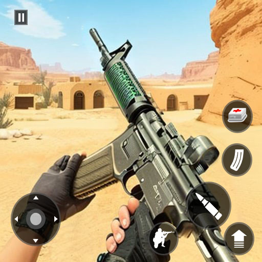 FPS Offline GunFire Shooting Laai af op Windows