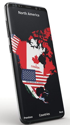 World Map And Flags HD Free 20