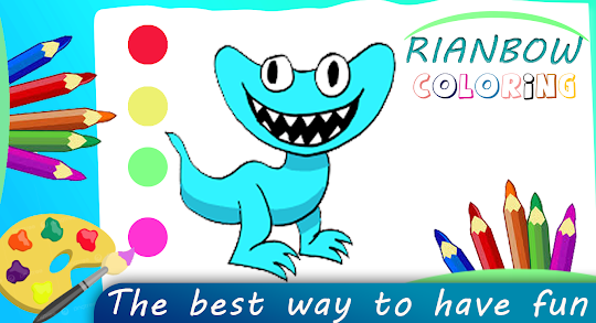 Rainbow coloring Friends 2