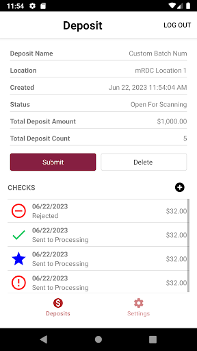 My First Bank Business Deposit Screen 3