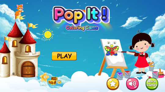Pop It Fun Coloring Game