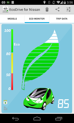 Android application EcoDrive for NISSAN screenshort