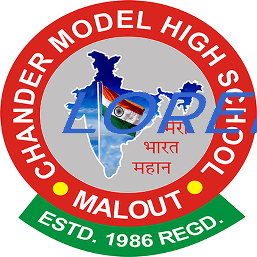 Chander Model School,Malout logo