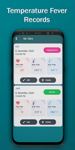 Thermometer for fever Tracker 1.6 APK screenshots 4