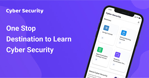 Android application Learn Cyber Security Skills screenshort