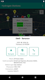 Hydrogen Stations USA - Screenshot Image