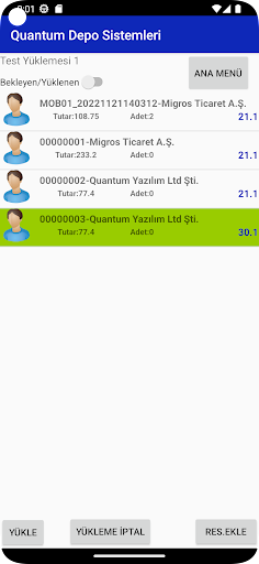 Quantum Depo Yönetimi