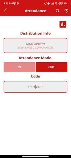 DD Attendance (Beverages) Screen 3