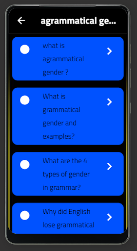 agrammatical gender Screen 2