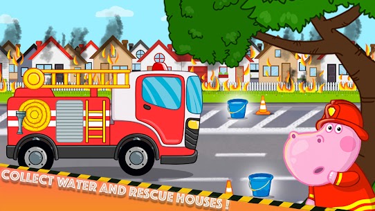 Hippo: Fireman for kids 5