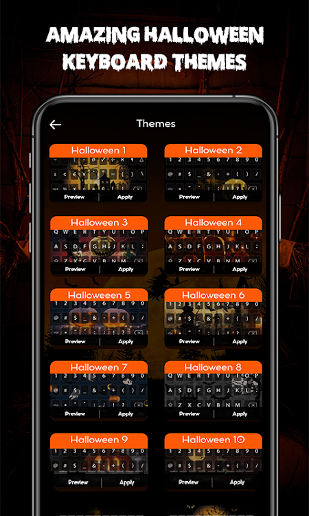 Dark Halloween Keyboard Themes - 1.0 - (Android)