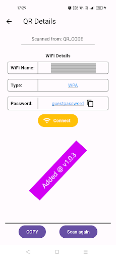 All QR Code Scan/Copy/Open Screen 3