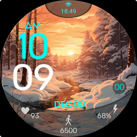 ART013 Winter Sunset screenshot 24