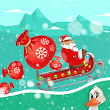 Santa Delivers Christmas Gifts icon