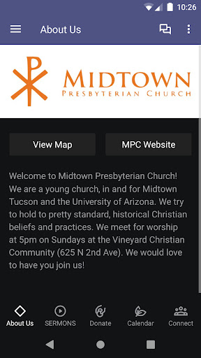 Android application Midtown Presbyterian Church screenshort