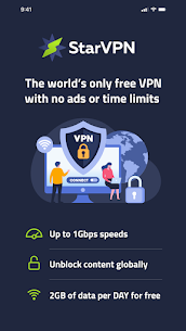 Free StarVPN  Private  Secure VPN Mod Apk 3