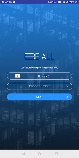 Android application BE ALL Access screenshort