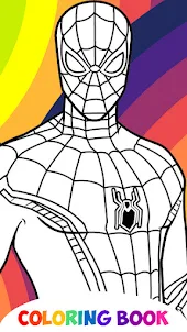 Libro para colorear Spiderman