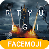 Dragon Castle Emoji Keyboard Theme for GOT 7 icon