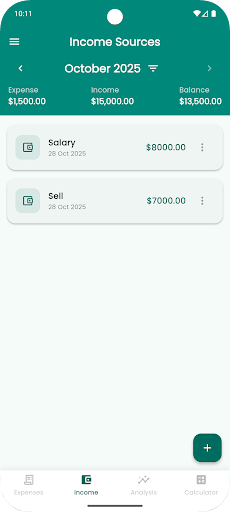 Expenzo—Track regular expenses