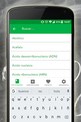 Diccionario de Biología en esp Screen 3