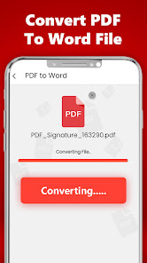 PDF to Word Converter App  screenshots 3