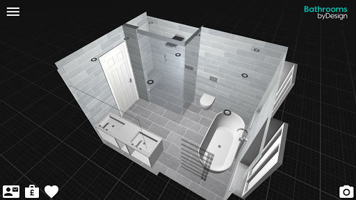 Android application Plan2Design VR Bathrooms screenshort