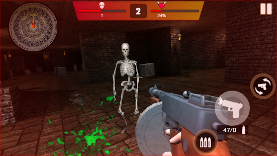 Gun War Skeletons：Survival screenshots apk mod 2