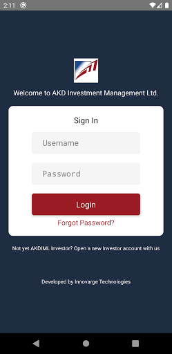 Android application AKD Investment Management Ltd screenshort