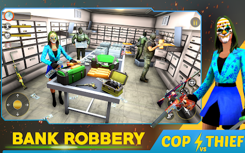Bank Robbery: Heist Thief City Mafia Crime 3D apktreat screenshots 2