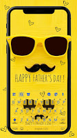 screenshot of Happy Fathers Day Keyboard Background