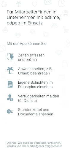 edtime Mitarbeiter-App Screen 2
