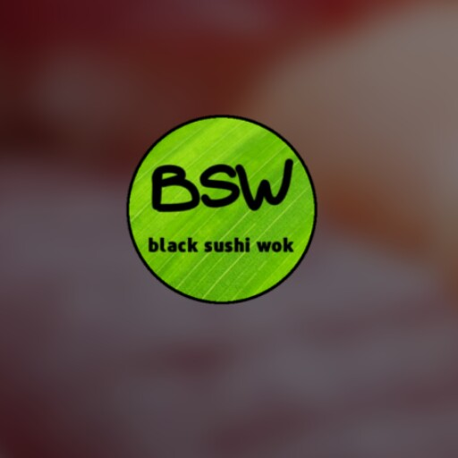 Black Sushi Wok logo