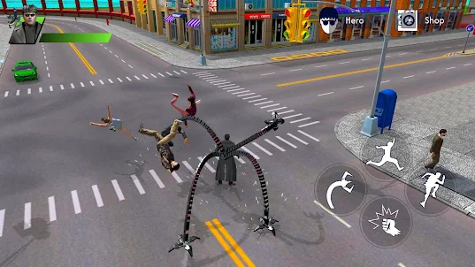 Superhero Crime Open World War