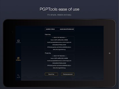 PGPTools Screenshot