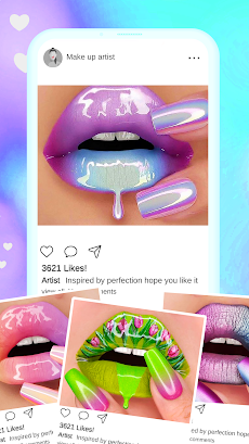 Lipstick Makeup Gameのおすすめ画像1
