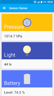 Sensor Sense لقطة شاشة