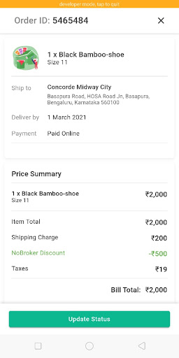 Android application NoBrokerHood Seller screenshort